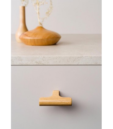 Poignée ligne HINOKI Wood en bois naturel