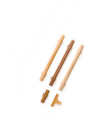 Poignée ligne HINOKI Wood en bois naturel