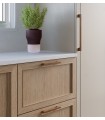 Poignée ligne 876 en bois naturel par Alfredo SANCHEZ pour SC herrajes