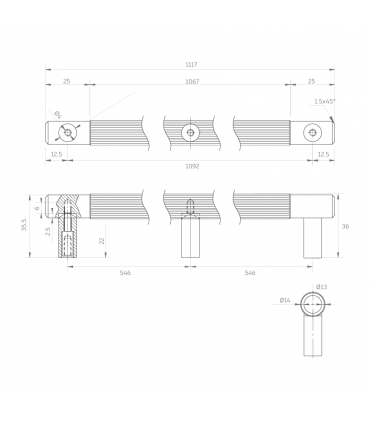 Poignée Coco 863 par SC herrajes