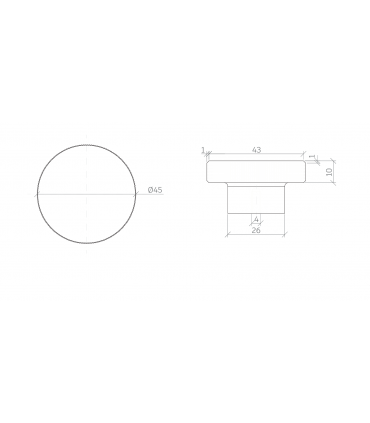 Poignée Coco 863 par SC herrajes