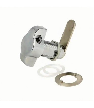 Serrure à came, verrouillable avec cadenas