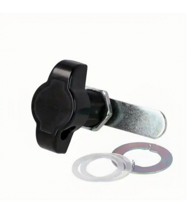 Serrure à came, verrouillable avec cadenas