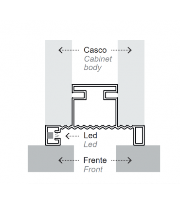 Profil de connexion vertical Gola Atlas 759V2 par SC herrajes
