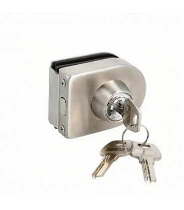 Serrure cavalier sans encoche pour porte en verre