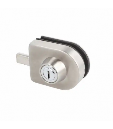 Serrure cavalier sans encoche pour porte en verre
