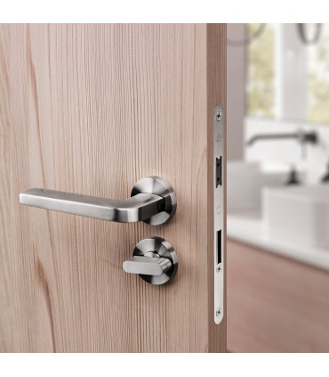 Serrure magnétique, verrouillage avec rosace à condamnation