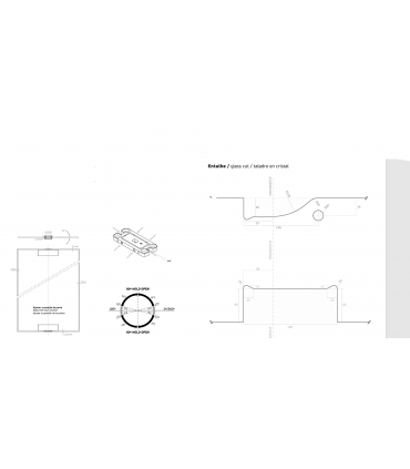 Kit pivot hydraulique W360 GLASS SYSTEM pour porte en verre ouverture 360°