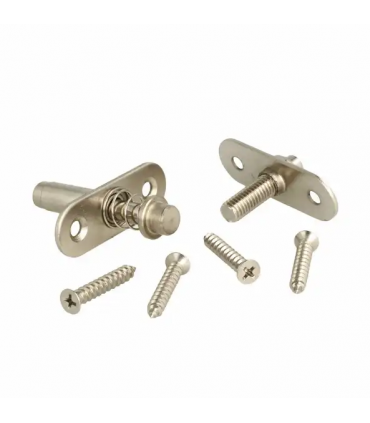 Charnière pivot avec doigt rétractable