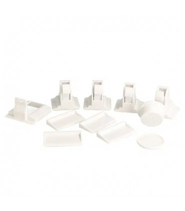 Set de 4 serrures magnétiques pour porte de placard ou tiroir