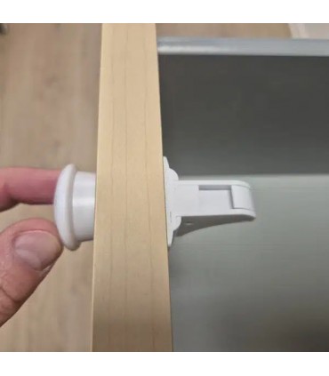 Set de 4 serrures magnétiques pour porte de placard ou tiroir