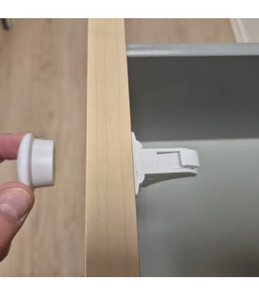 Bouton supplémentaire pour ouverture des serrures magnétiques