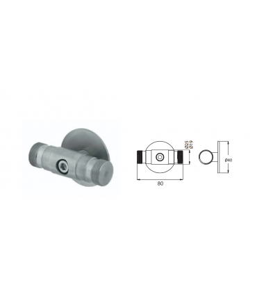 Kit série SCM02 pour porte coulissante en bois