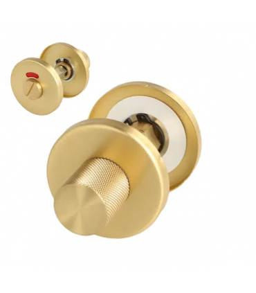 Rosace ronde à condamnation, bouton moleté