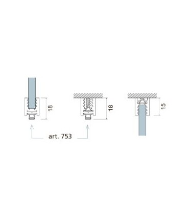 Profil de coin et profil U pour verre épaisseur 6 mm