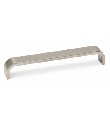 Poignée coudée série Wide nickel satiné