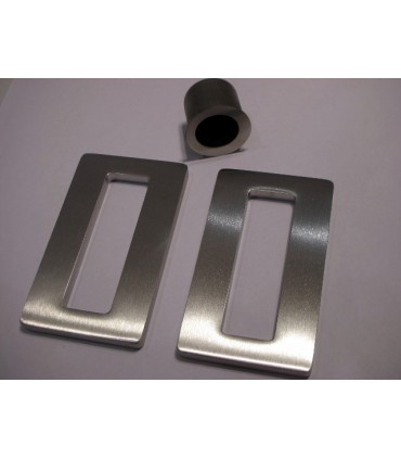 Set de deux poignées série Sly rectangulaires