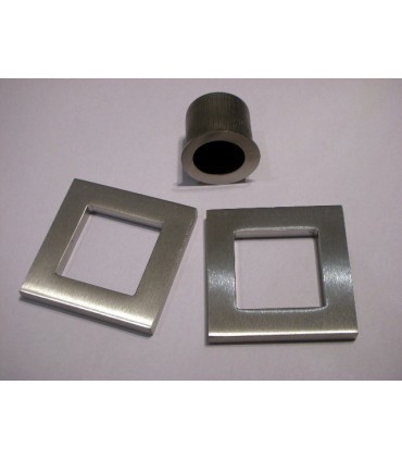 Set de deux poignées série Sly carrées