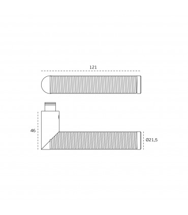 Paire de poignée LINK COPPER WIRE IN.00.406