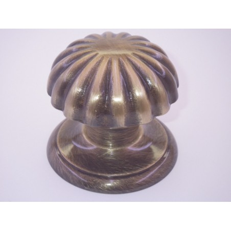 Poignée bouton de porte série Marghétita bronze