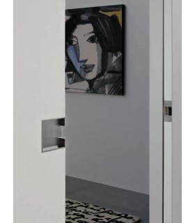 Poignée pour porte coulissante en bois