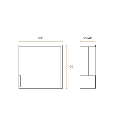 Poignée pour porte coulissante en bois