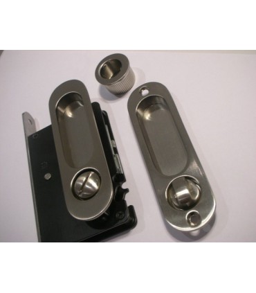 Serrure pour porte coulissante bois