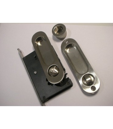 Serrure pour porte coulissante bois