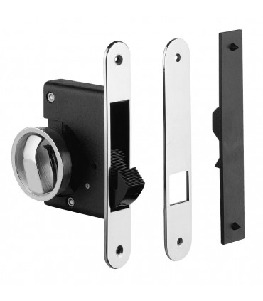 Serrure pour porte coulissante bois