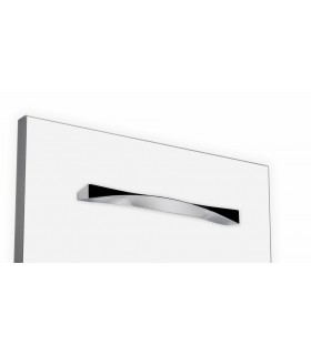 Poignée série Twisted chromé brillant