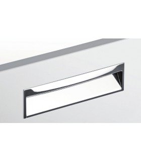 Poignée cuvette série Wave chromé brillant