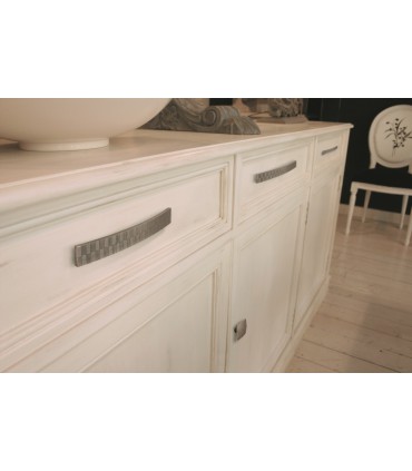 Poignée série Country nickel satiné