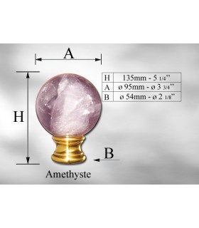 Boule d'escalier AMETHYSTE Boule d'escalier AMETHYSTE