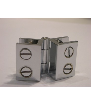 Charnière verre / verre