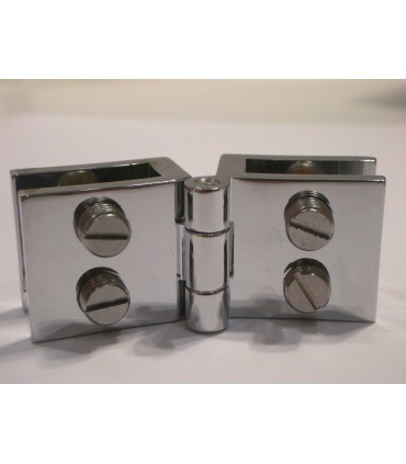 Charnière verre / verre