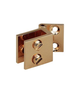 Charnière mur / verre laiton poli brillant Charnière mur / verre laiton poli brillant