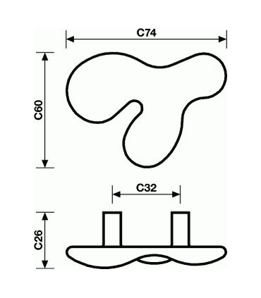 Poignée série Flower technique