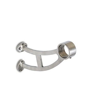 Support repose pieds série 102 inox brossé