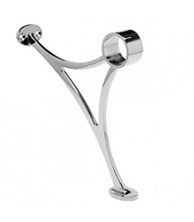 Support repose pieds série 101 inox brossé Support repose pieds série 101 inox brossé