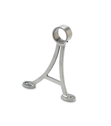 Support repose pieds série 103 inox brossé