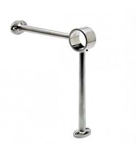 Support repose pieds série 104 inox brossé Support repose pieds série 104 inox brossé