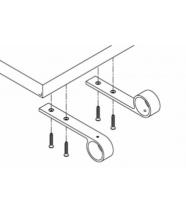 Support de main courante série 105