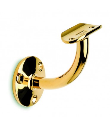 Support de main courante série 111 laiton poli