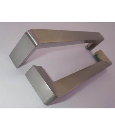 Poignée série Tri-d nickel satiné