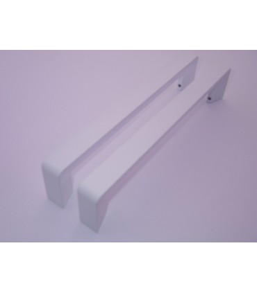 Poignée série Tri-d blanc mat