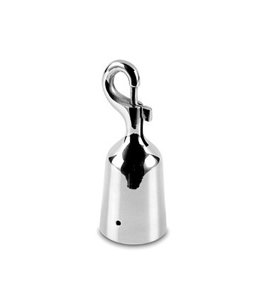 Mousqueton pour corde chromé brillant