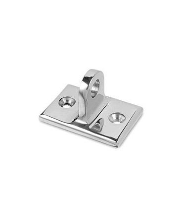 Oeilleton mural chromé brillant