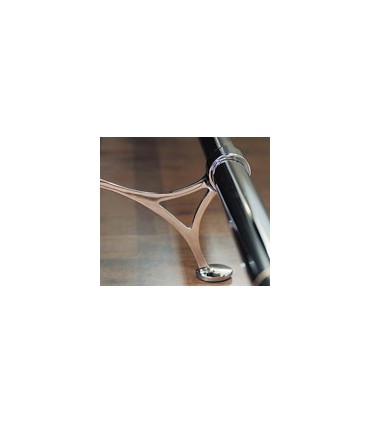 Support repose pieds série 101 inox brossé