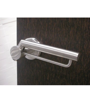 Poignée béquille série 2012 inox brossé