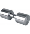 Paire de poignée bouton cylindrique en inox 